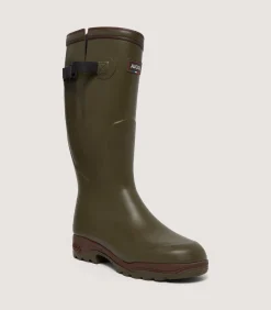 Footwear|Footwear|Purdey Aigle Parcours II Boot in Khaki Green
