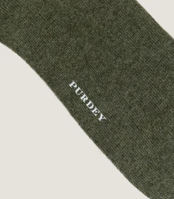 Socks & Gloves|Socks & Gloves|Purdey Cashmere Blend Socks in Loden
