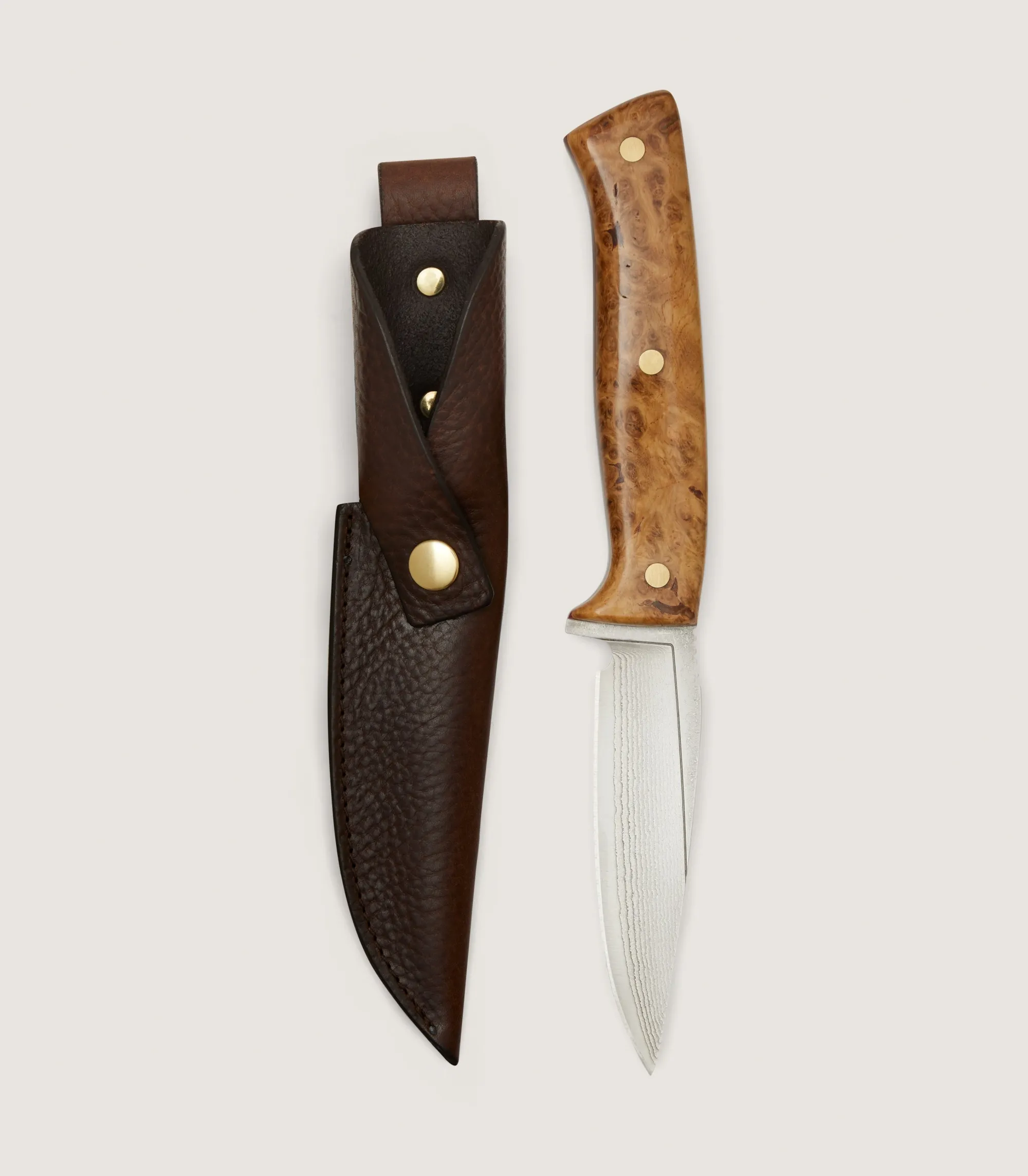 Knives|Purdey Coldharbour Hunter Knife - 4inch In Burr Oak