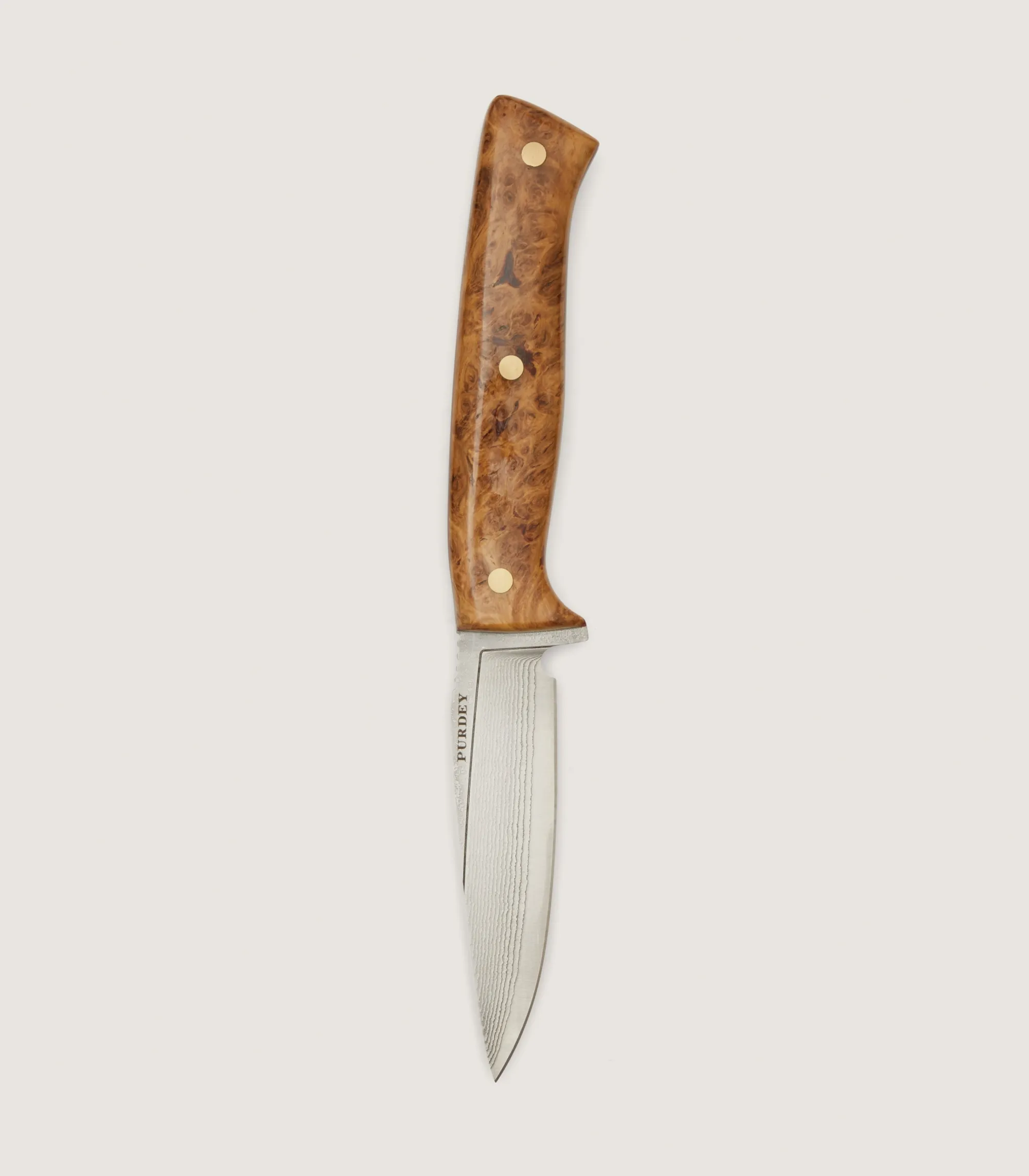 Knives|Purdey Coldharbour Hunter Knife - 4inch In Burr Oak