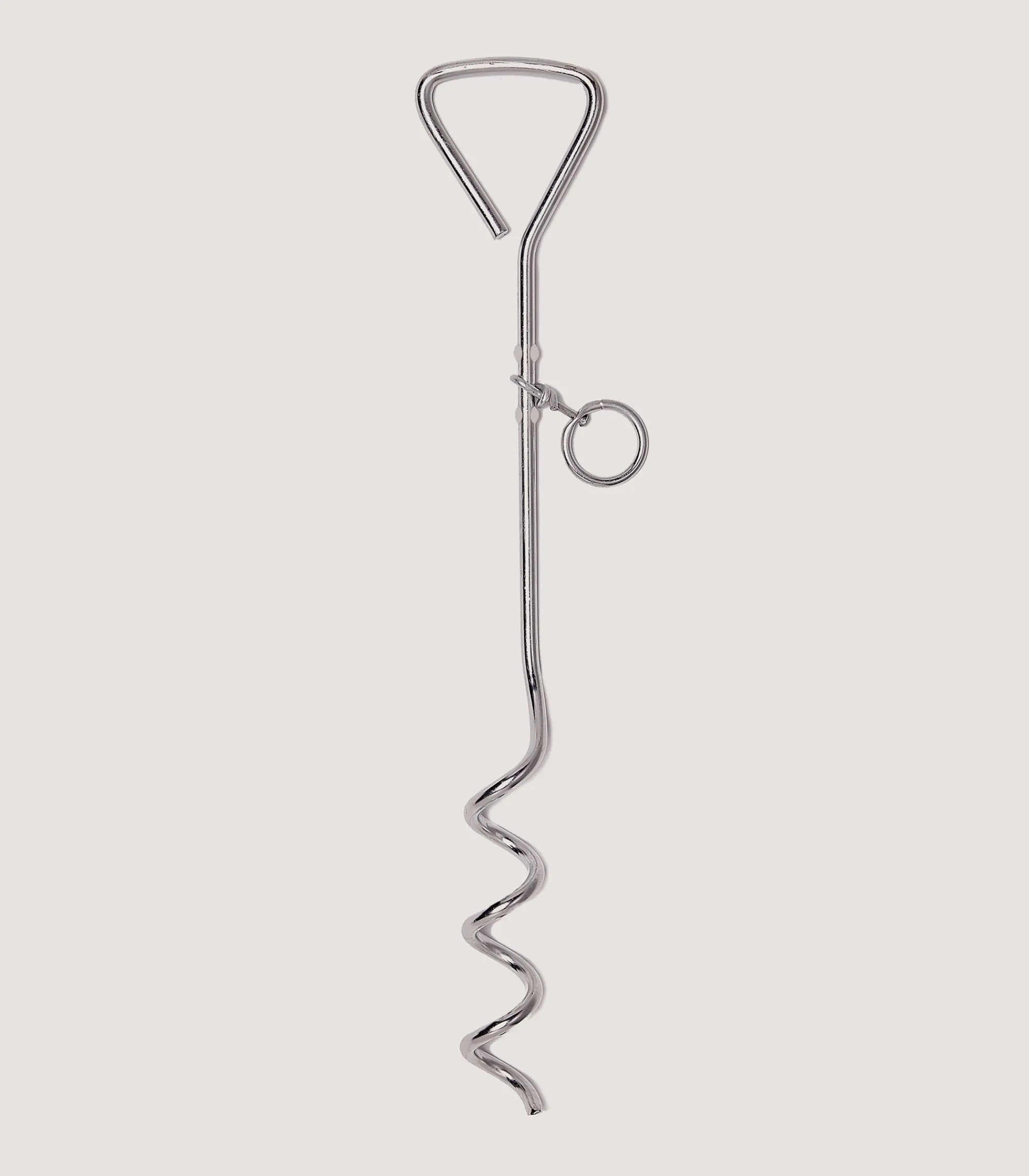 Dog & Falcon Accessories|Purdey Corkscrew Dog Stake In Steel