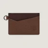 Leather Goods|Purdey Featherburst Card Holder With D Ring In Cognac