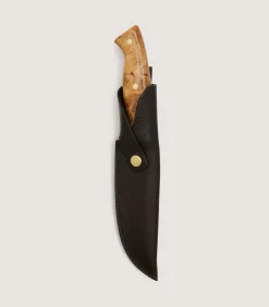 Knives|Purdey Flagstaff Hunter Knife - 5 inch In Burr Oak