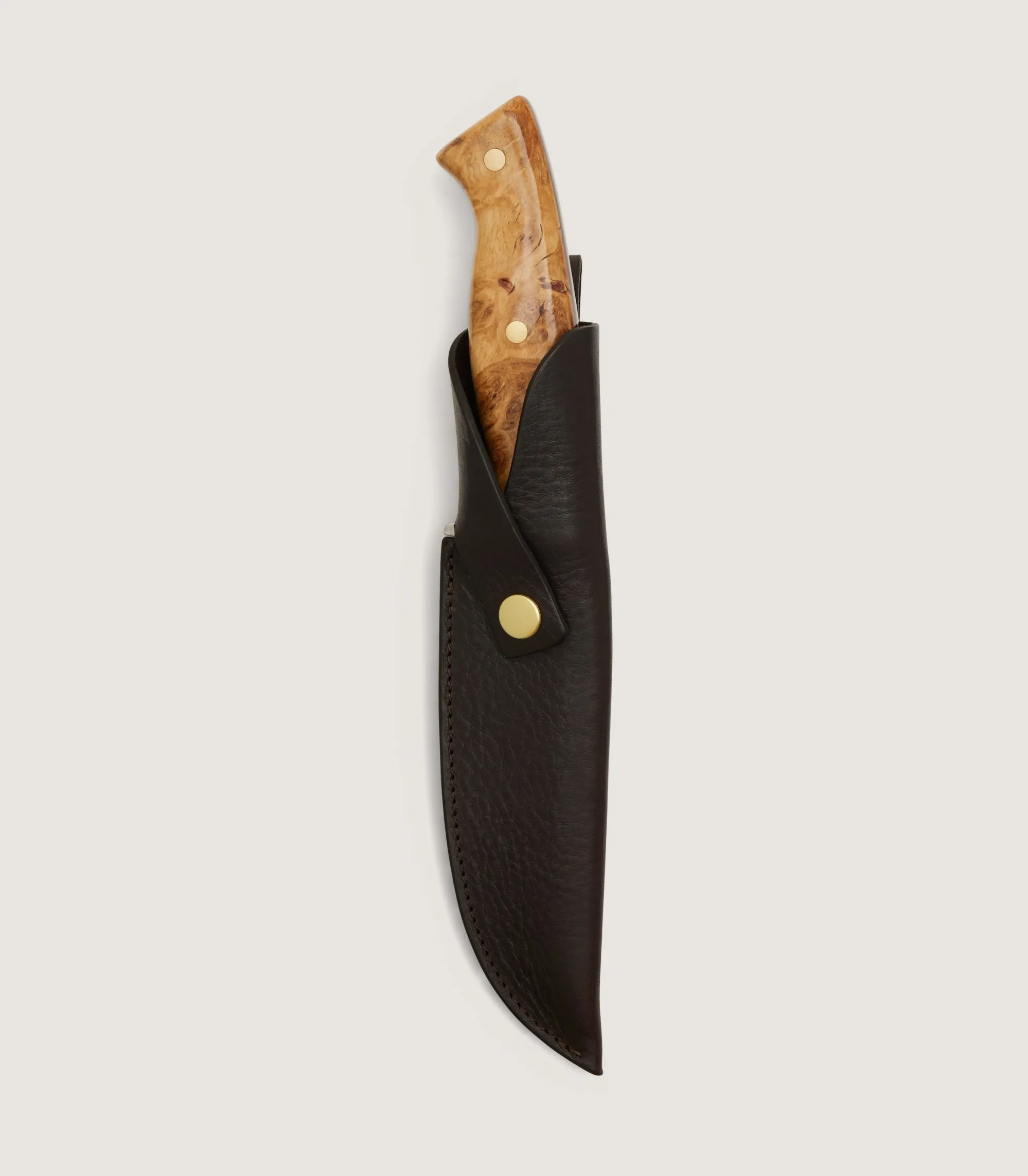 Knives|Purdey Flagstaff Hunter Knife - 5 inch In Burr Oak