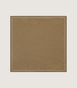 Ties & Pocket Squares|Purdey Geometric Pocket Square in Forest