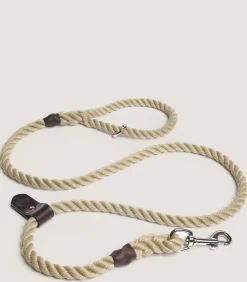 Dog & Falcon Accessories|Purdey Heavyweight Rope Lead In Natural