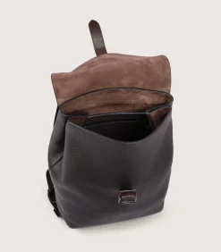 Leather Goods|Purdey Leather Backpack Ghillie In Dark Brown
