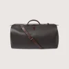 Leather Goods|Purdey Leather Duffle Holdall Loader In Dark Brown
