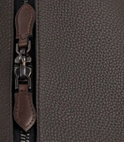 Leather Goods|Purdey Leather Duffle Holdall Loader In Dark Brown