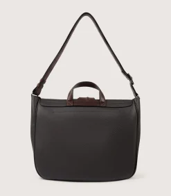 Leather Goods|Purdey Leather Field Bag In Dark Brown