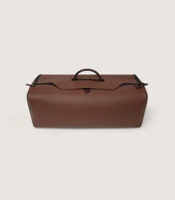 Leather Goods|Purdey Leather Holdall Suiter Decoy in Cognac