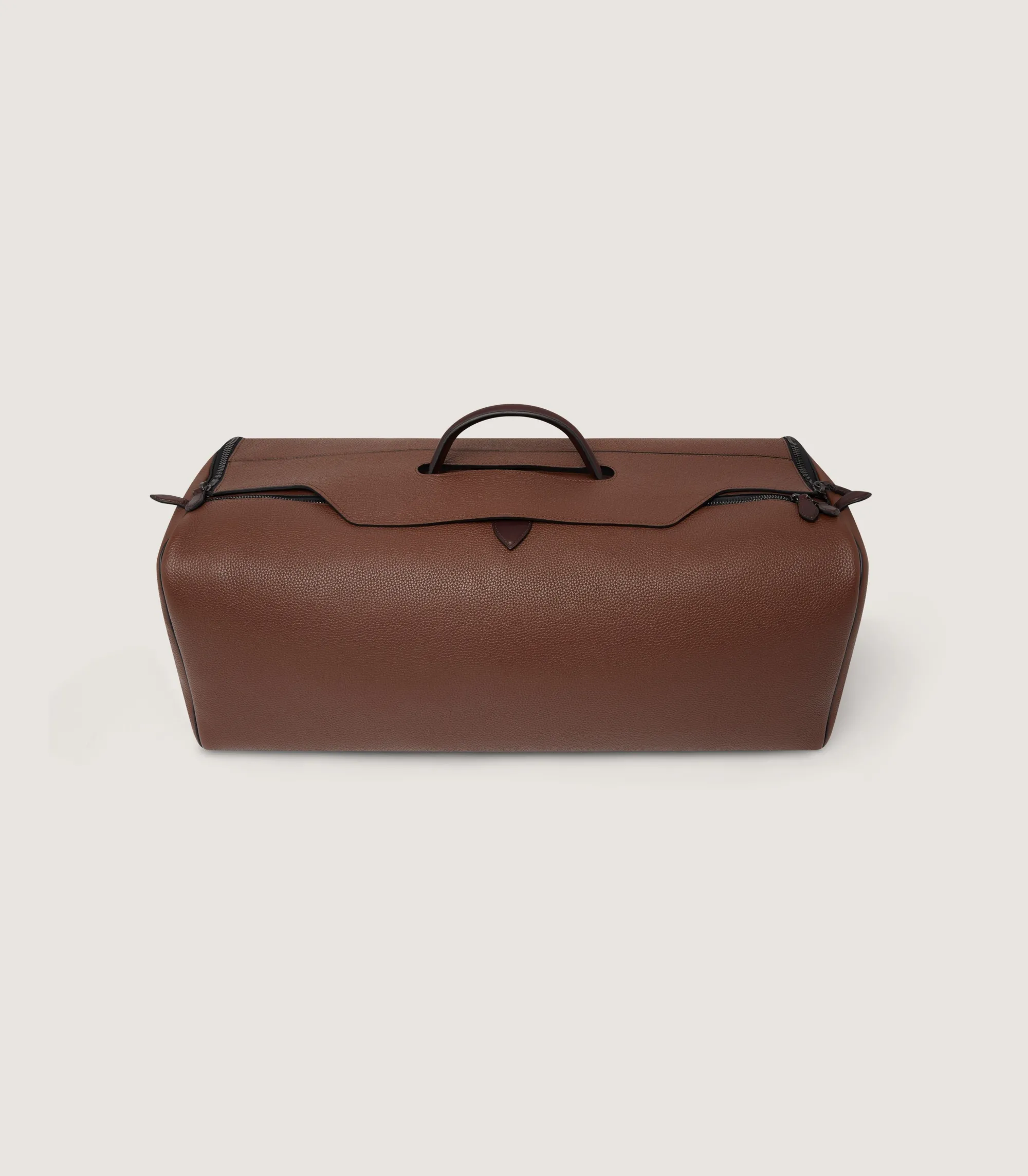 Leather Goods|Purdey Leather Holdall Suiter Decoy in Cognac