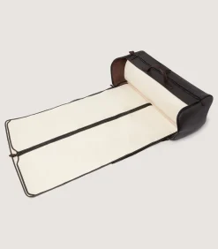 Leather Goods|Purdey Leather Holdall Suiter Decoy in Dark Brown