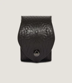 Leather Goods|Purdey Leather Napkin Ring in Dark Brown