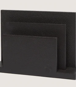 Leather Goods|Purdey Letter Tray in Dark Brown