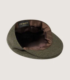 Hats & Caps|Hats & Caps|Purdey Litton Short Peak Tweed Cap In Strathbeg