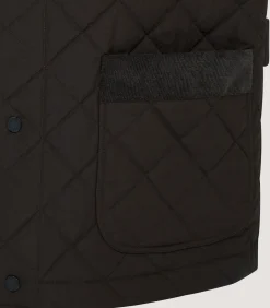 Outerwear|Sporting Vests & Gilets|Purdey Men's Cambridge Quilted Gilet in Walnut