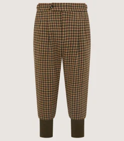 Trousers & Breeks|Purdey Men's Cashmere Tweed Two Pleat Breek with Storm Cuff in Langshaw