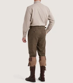 Trousers & Breeks|Purdey Men's Cashmere Tweed Two Pleat Breek with Storm Cuff in Langshaw