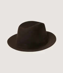 Hats & Caps|Purdey Men's Fedora With Feather