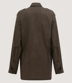 Fleece & Jackets|Field Coats|Purdey Men's Field Jacket in Umber