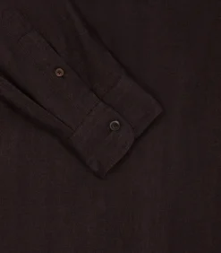 Shirts & Polos|Purdey Men's Herringbone Double Pocket Shirt In Walnut