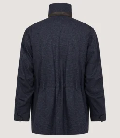Outerwear|Purdey Men's Lancaster Range Coat in Storm