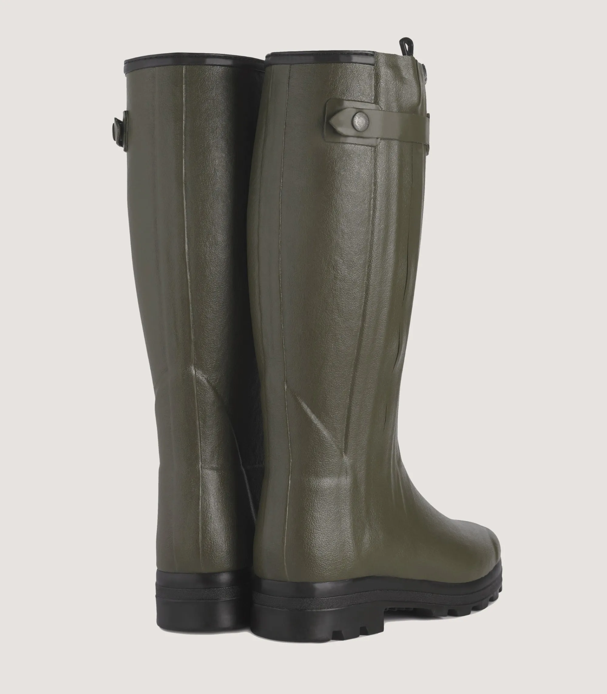 Footwear|Footwear|Purdey Men's Le Chameau Chasseur Wool Lined Boot In Dark Green