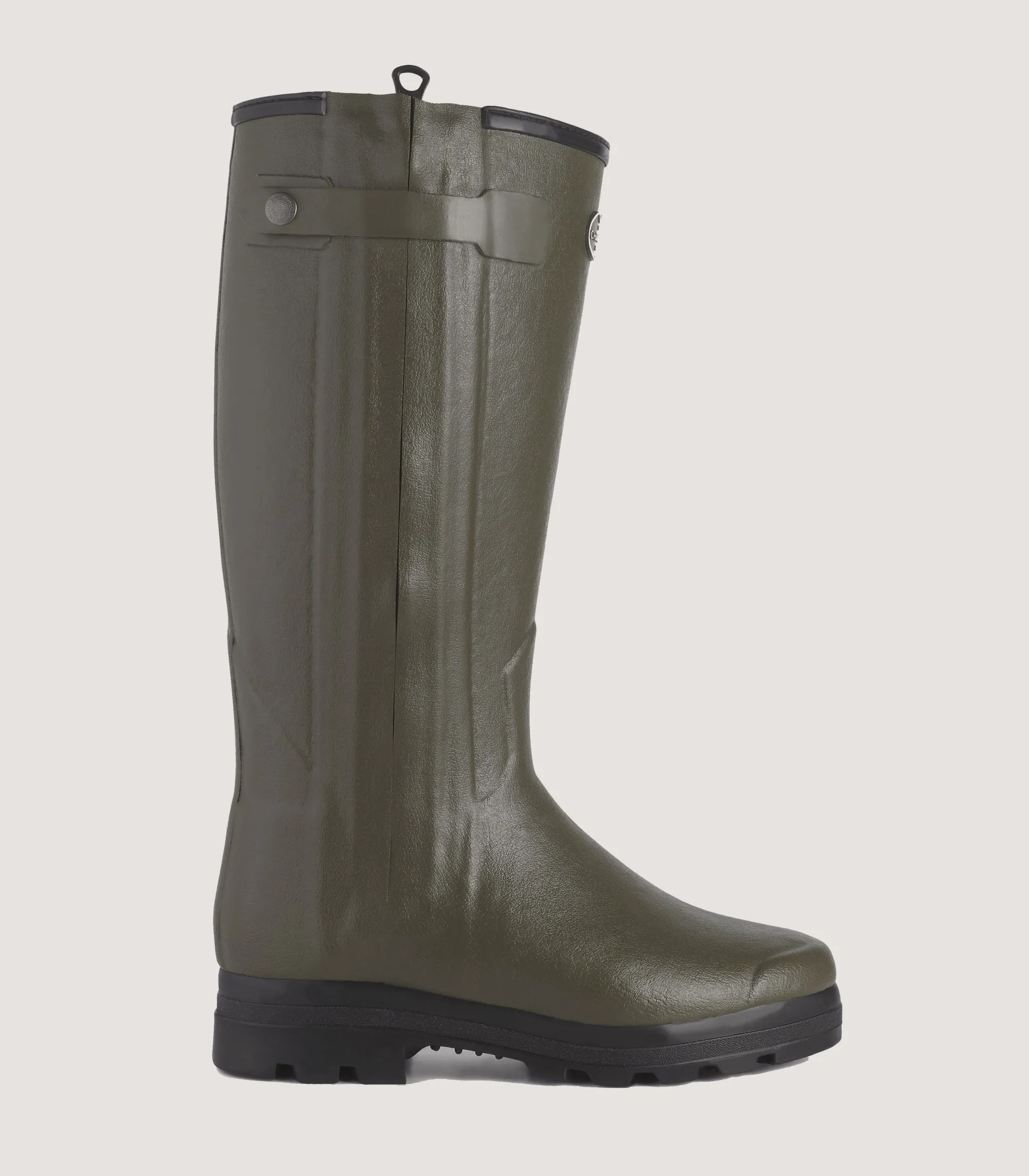 Footwear|Footwear|Purdey Men's Le Chameau Chasseur Wool Lined Boot In Dark Green