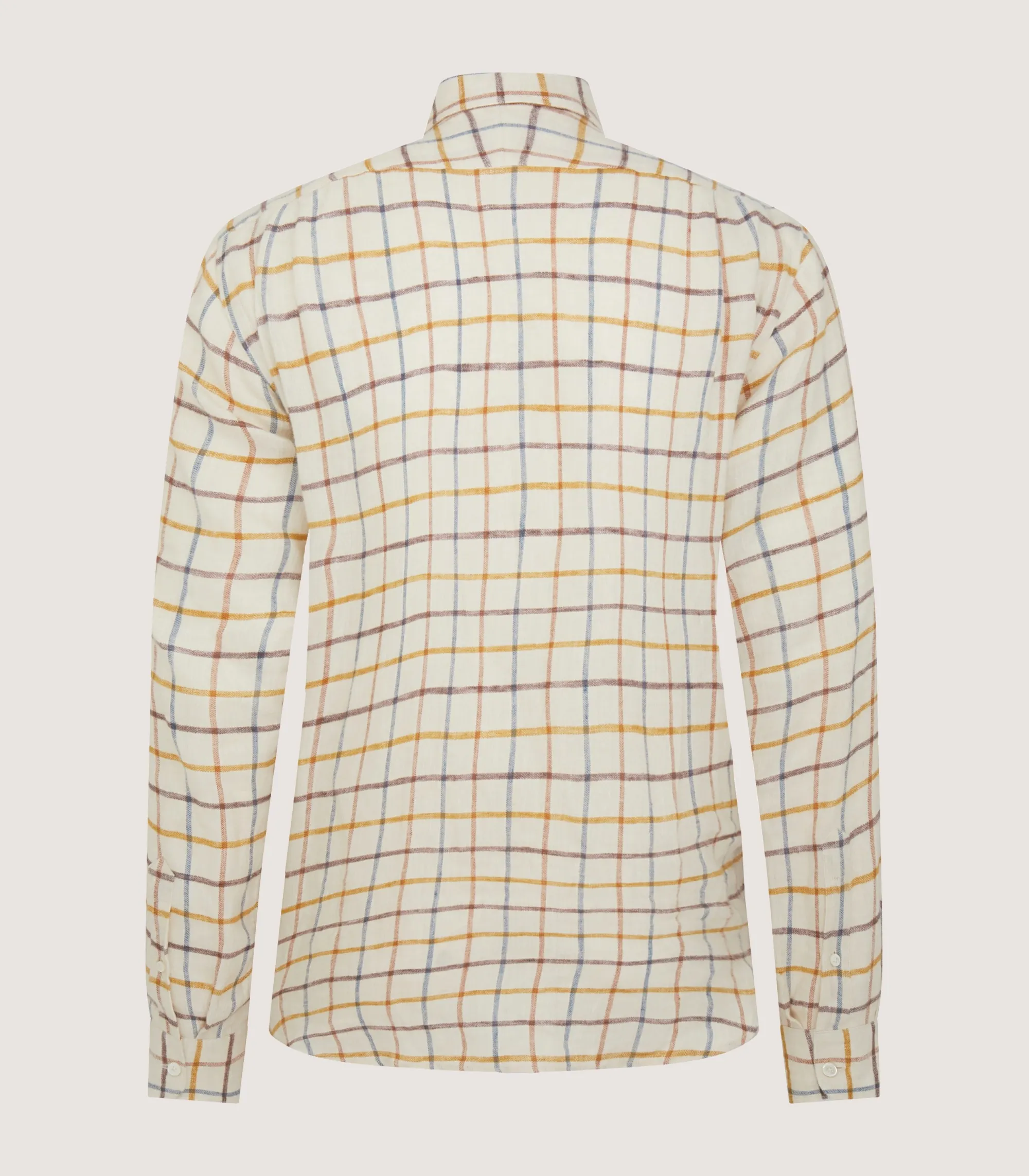 Shirts & Polos|Purdey Men's Linen Flannel Tattersall Sporting Shirt