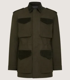 Fleece & Jackets|Purdey Men's Loden Field Jacket