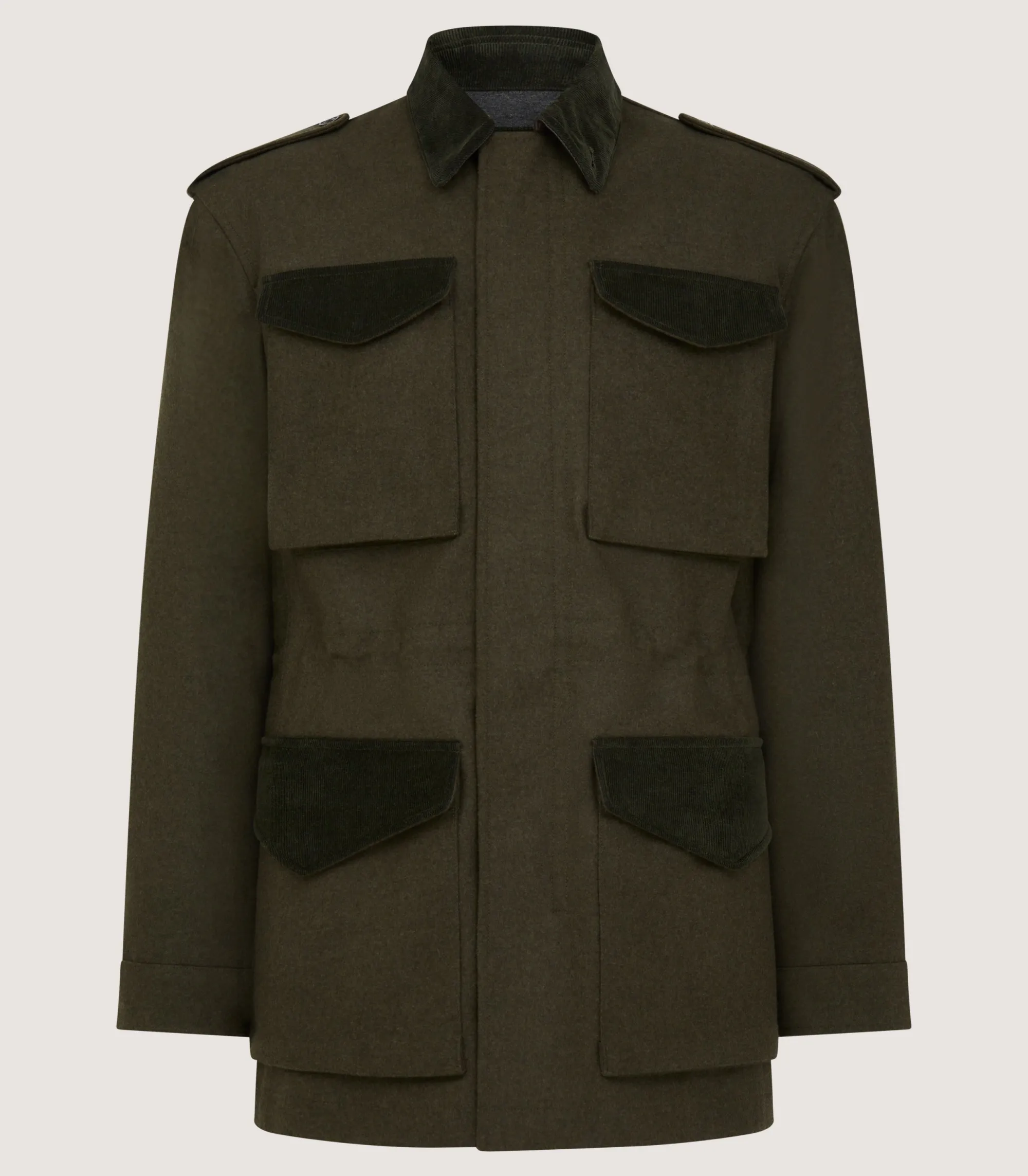 Fleece & Jackets|Purdey Men's Loden Field Jacket