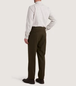 Trousers & Breeks|Purdey Men's Loden Sporting Trouser in Loden