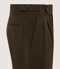 Trousers & Breeks|Purdey Men's Loden Sporting Trouser in Loden