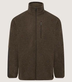 Fleece & Jackets|Outerwear|Purdey Men's Merino Lux Fleece Jacket In Walnut
