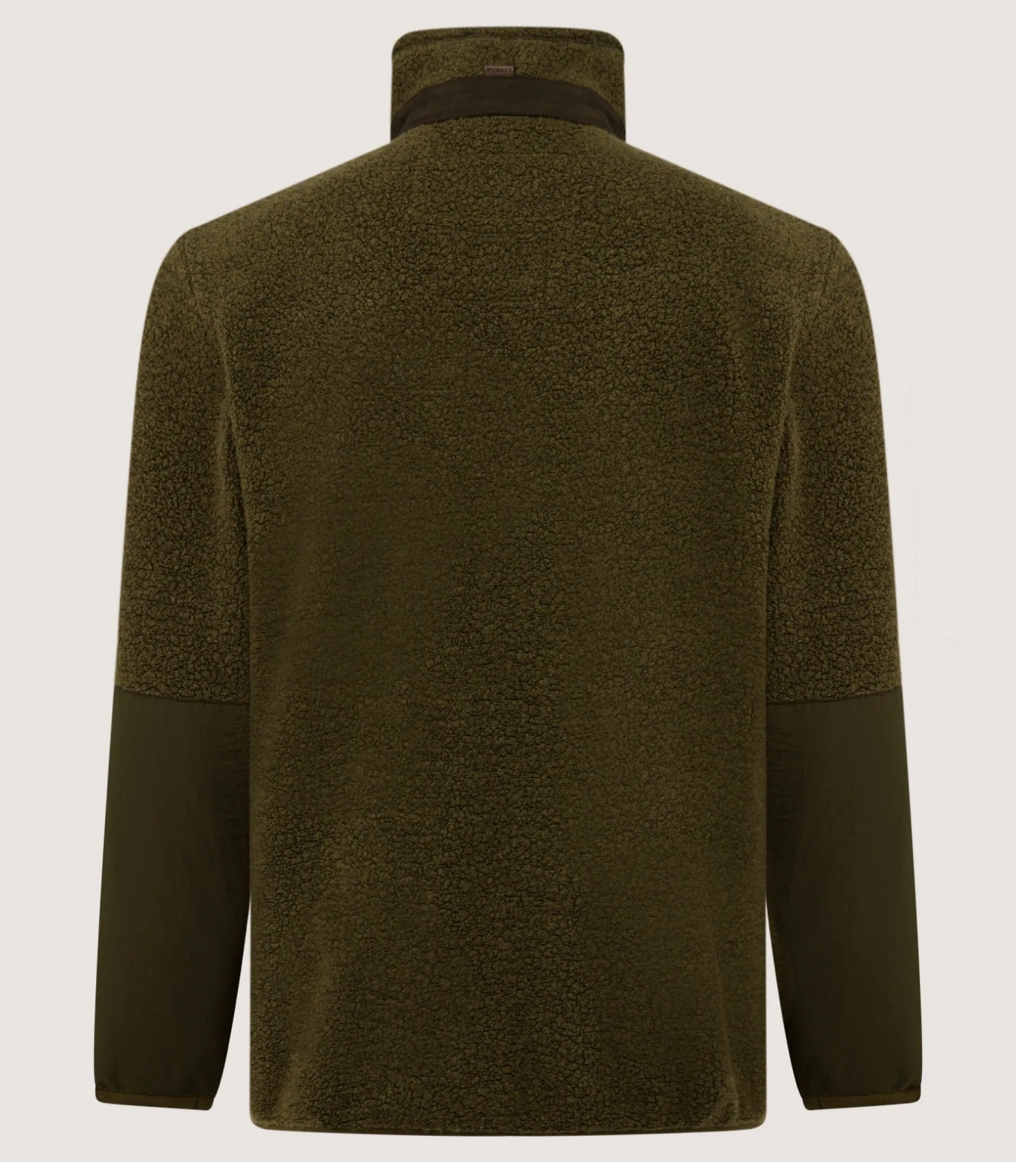 Fleece & Jackets|Fleece & Jackets|Purdey Men's Merino Lux Half Zip Sporting Fleece In Lichen