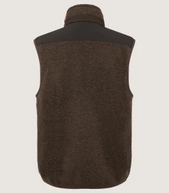 Fleece & Jackets|Sporting Vests & Gilets|Purdey Men's Merino Fleece Gilet In Walnut