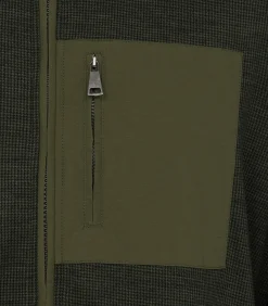 Fleece & Jackets|Purdey Men's Merino Tech Jersey Jacket in Loden