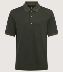 Shirts & Polos|Purdey Men's Merino Tech Pique Polo in Loden