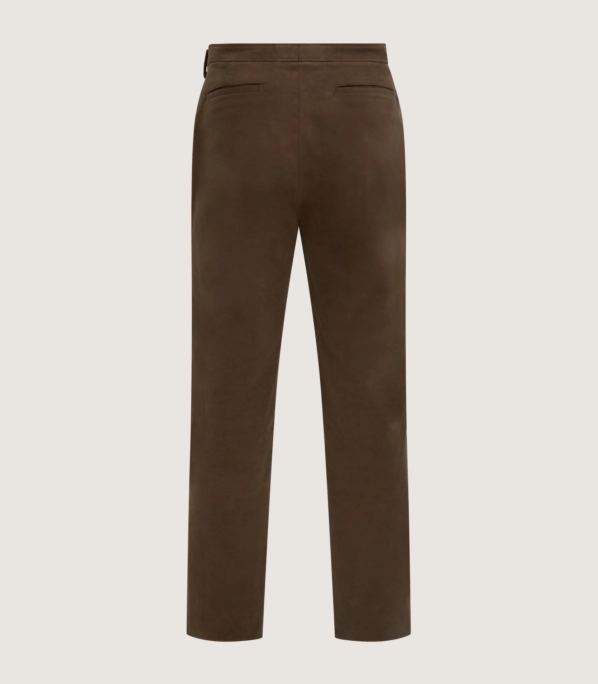 Trousers & Breeks|Purdey Men's Moleskin Flat Front Sporting Trouser