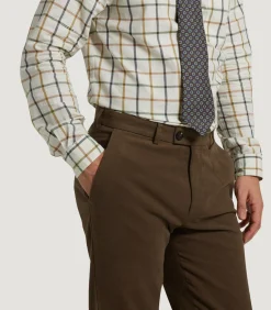 Trousers & Breeks|Purdey Men's Moleskin Flat Front Sporting Trouser