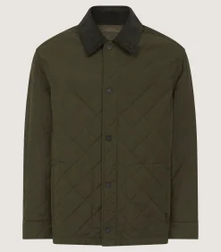 Outerwear|Purdey Men's Padded Jacket In Dark Olive