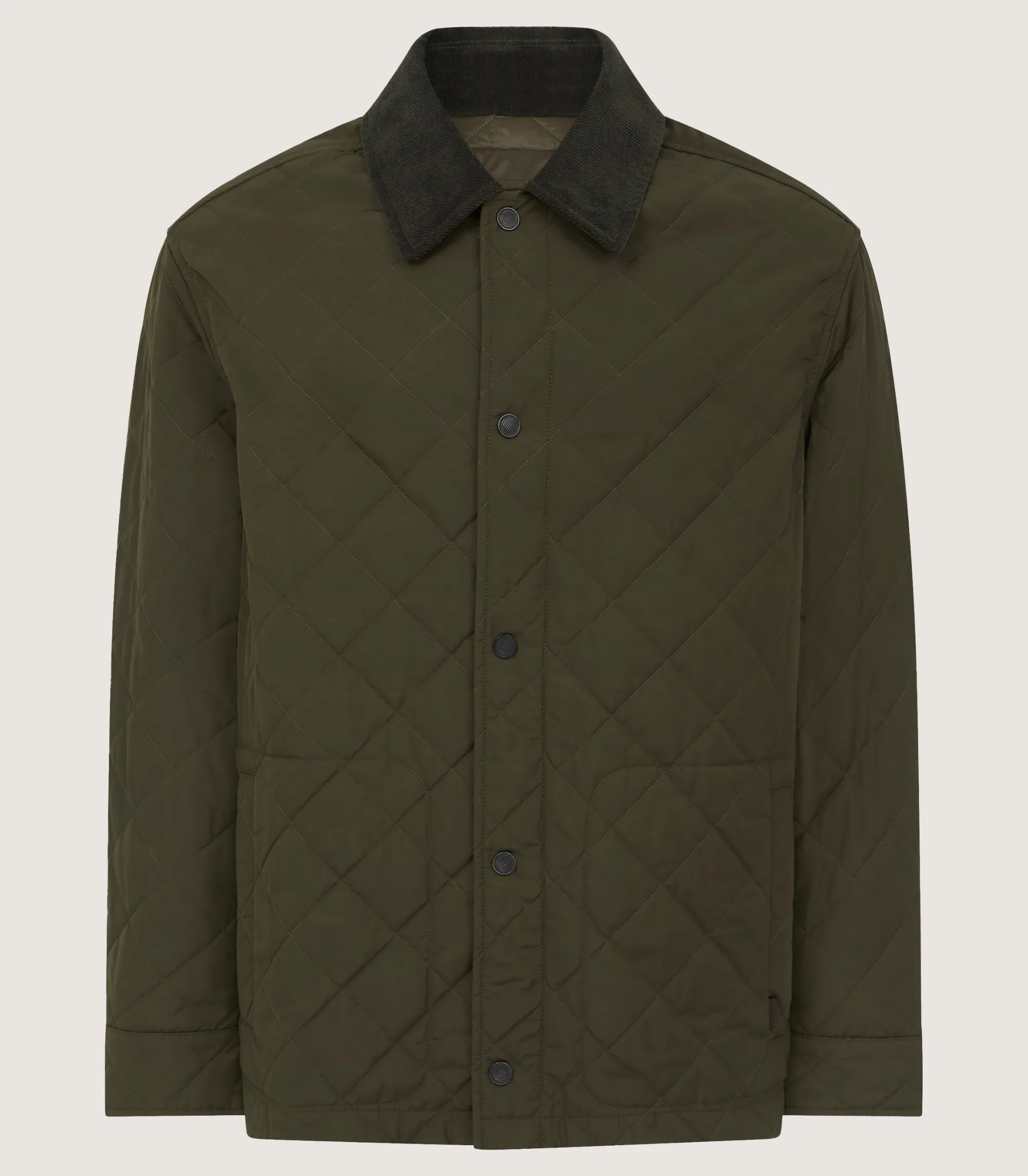 Outerwear|Purdey Men's Padded Jacket In Dark Olive