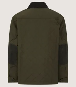 Outerwear|Purdey Men's Padded Jacket In Dark Olive