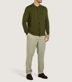 Trousers & Breeks|Purdey Men's Performance Twill Chino in Stone