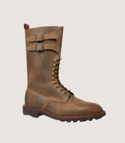 Footwear|Footwear|Purdey Men's Rough Out Nubuck Twin Strap Boot With Ridgeway Sole In Tan