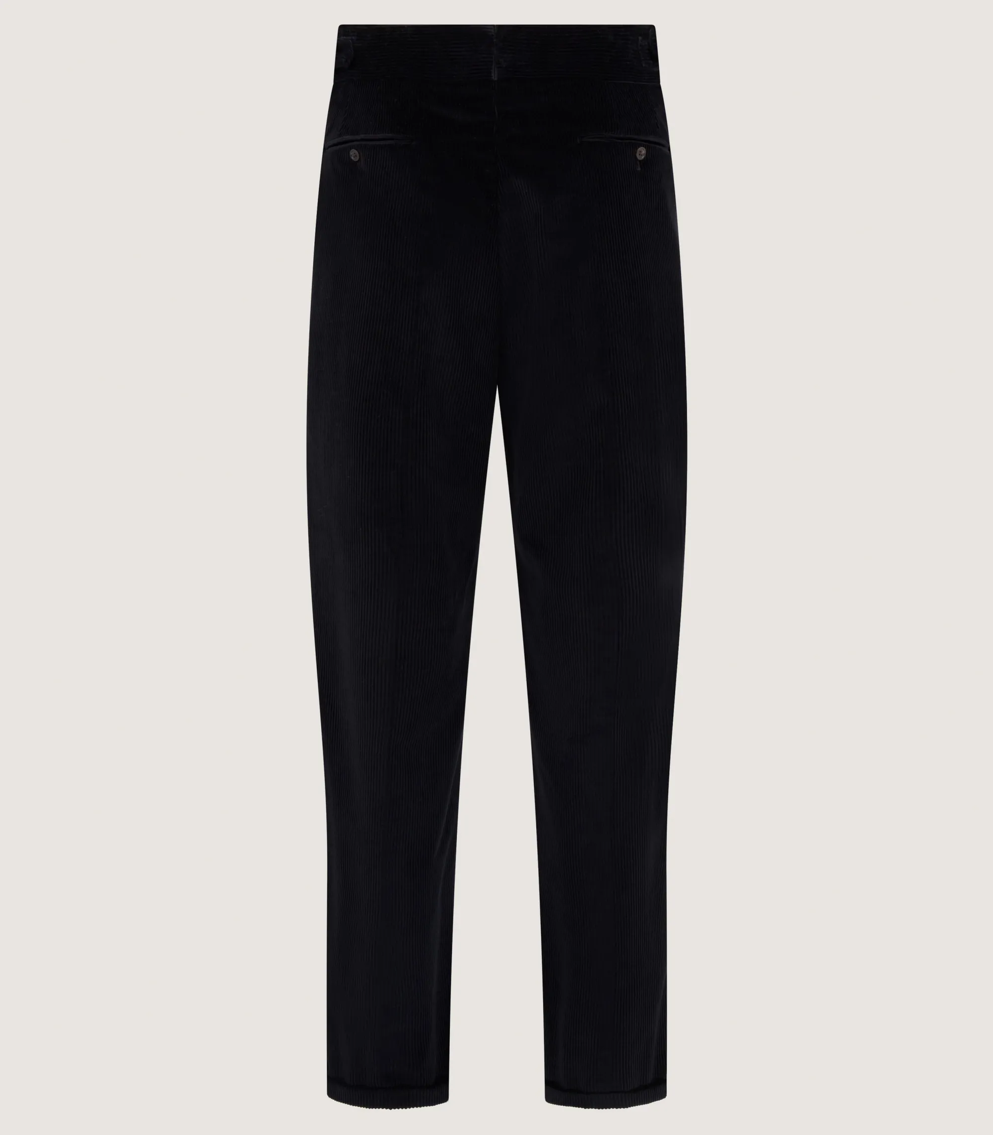 Trousers & Breeks|Purdey Men's Side Buckle Trouser In Black