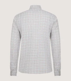 Shirts & Polos|Purdey Men's Summer Sporting Half Tattersall Double Cuff Shirt
