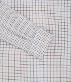 Shirts & Polos|Purdey Men's Summer Sporting Half Tattersall Double Cuff Shirt