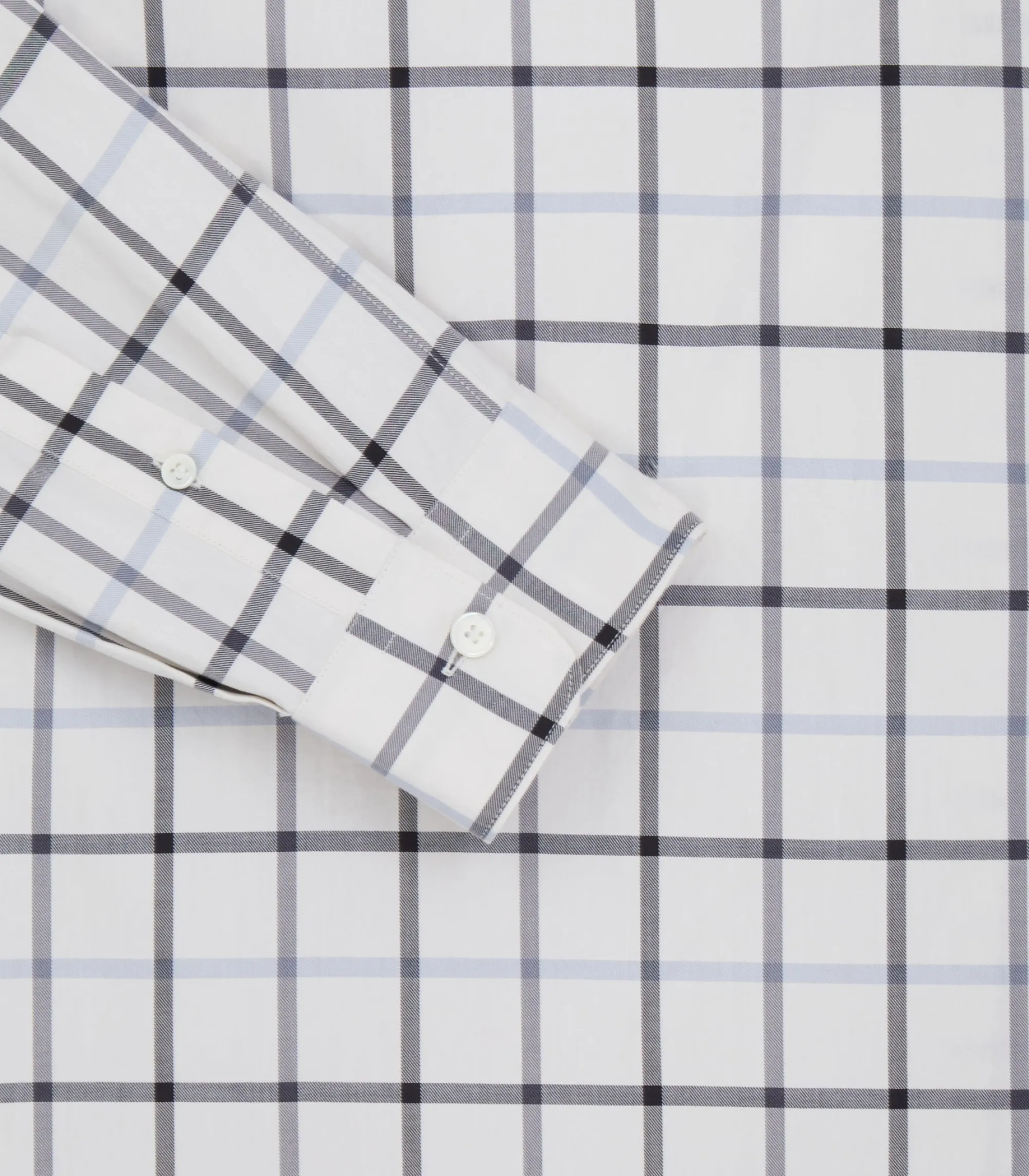 Shirts & Polos|Purdey Men's Summer Sporting Windowpane Pocket Shirt In Blue